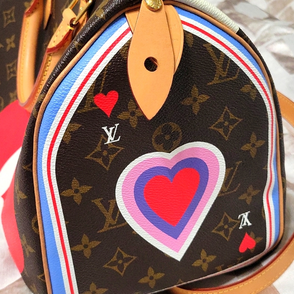 RARE Authentic Louis Vuitton "Game On"  SPEEDY BANDOULIERE 30